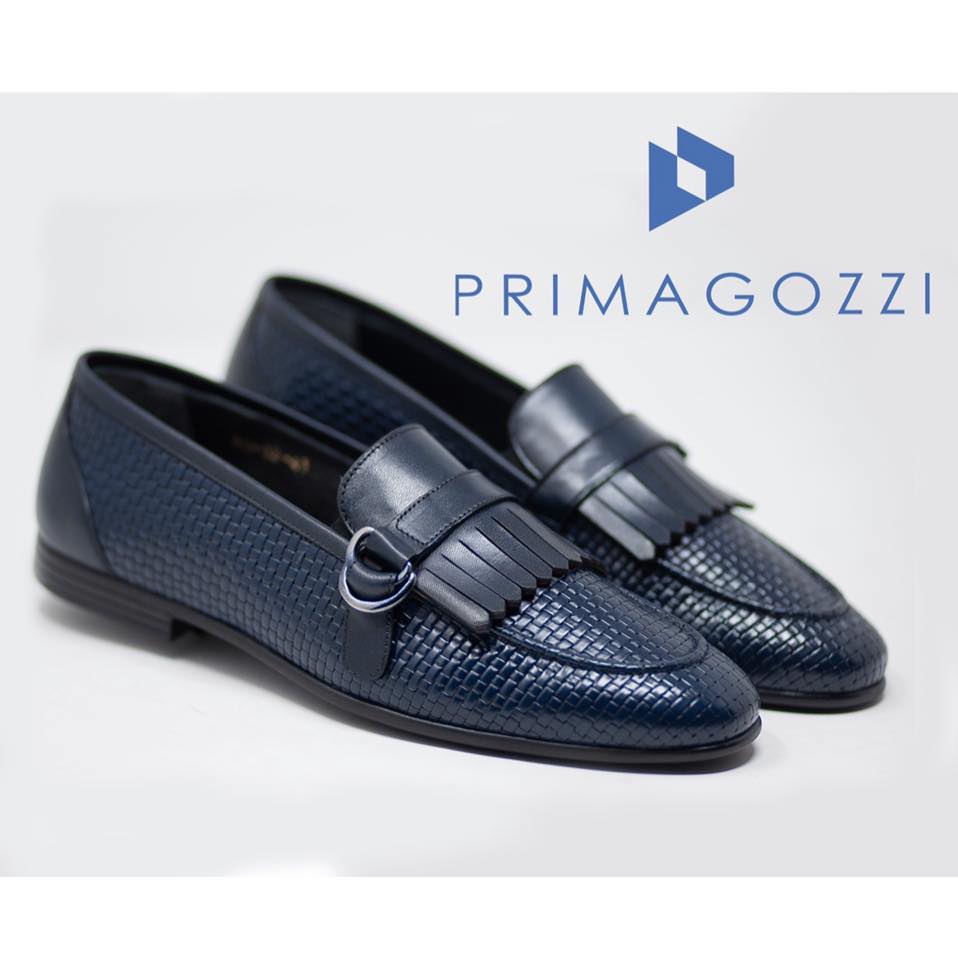 Mocassin Cuir tressé
