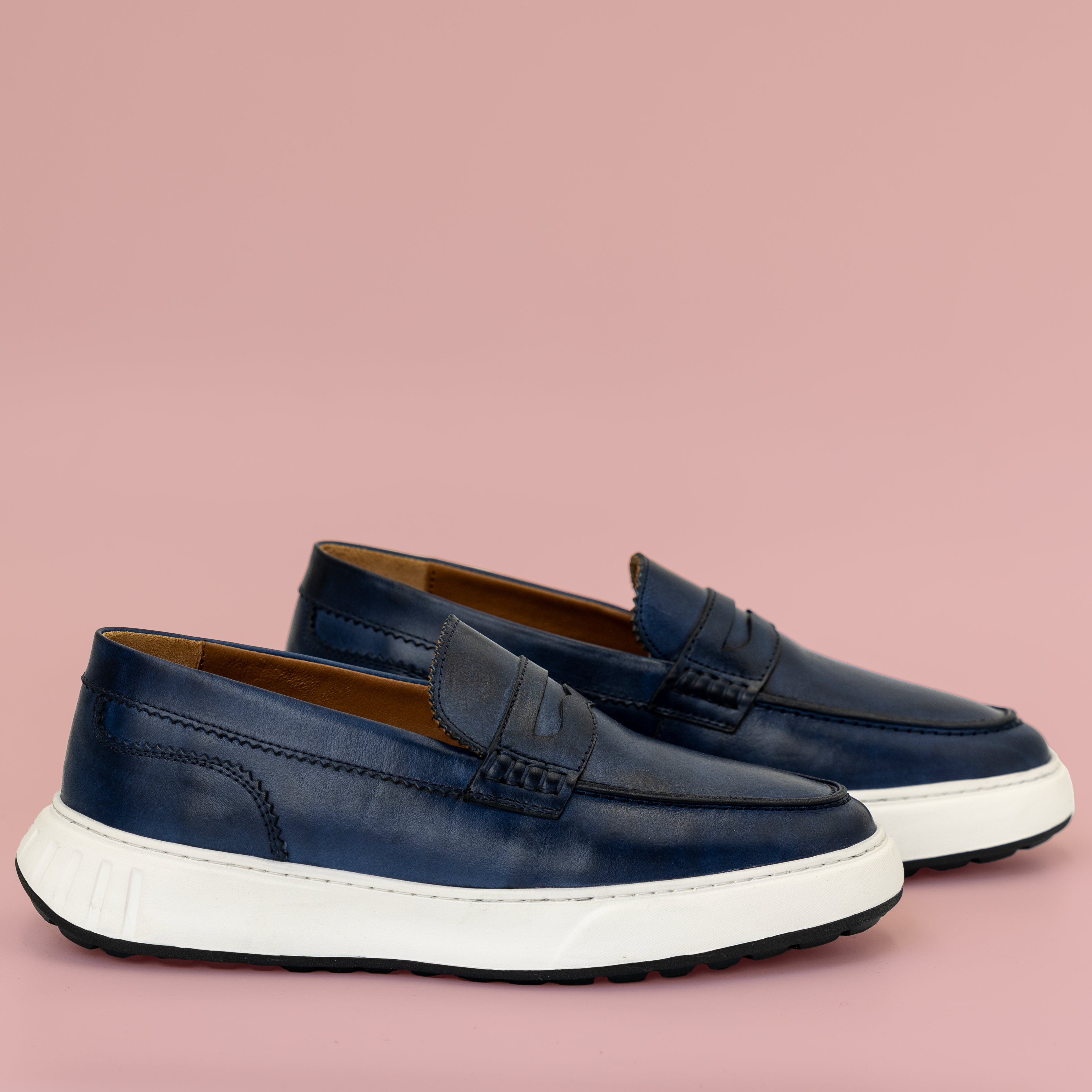Sneakers Easy en cuir noir