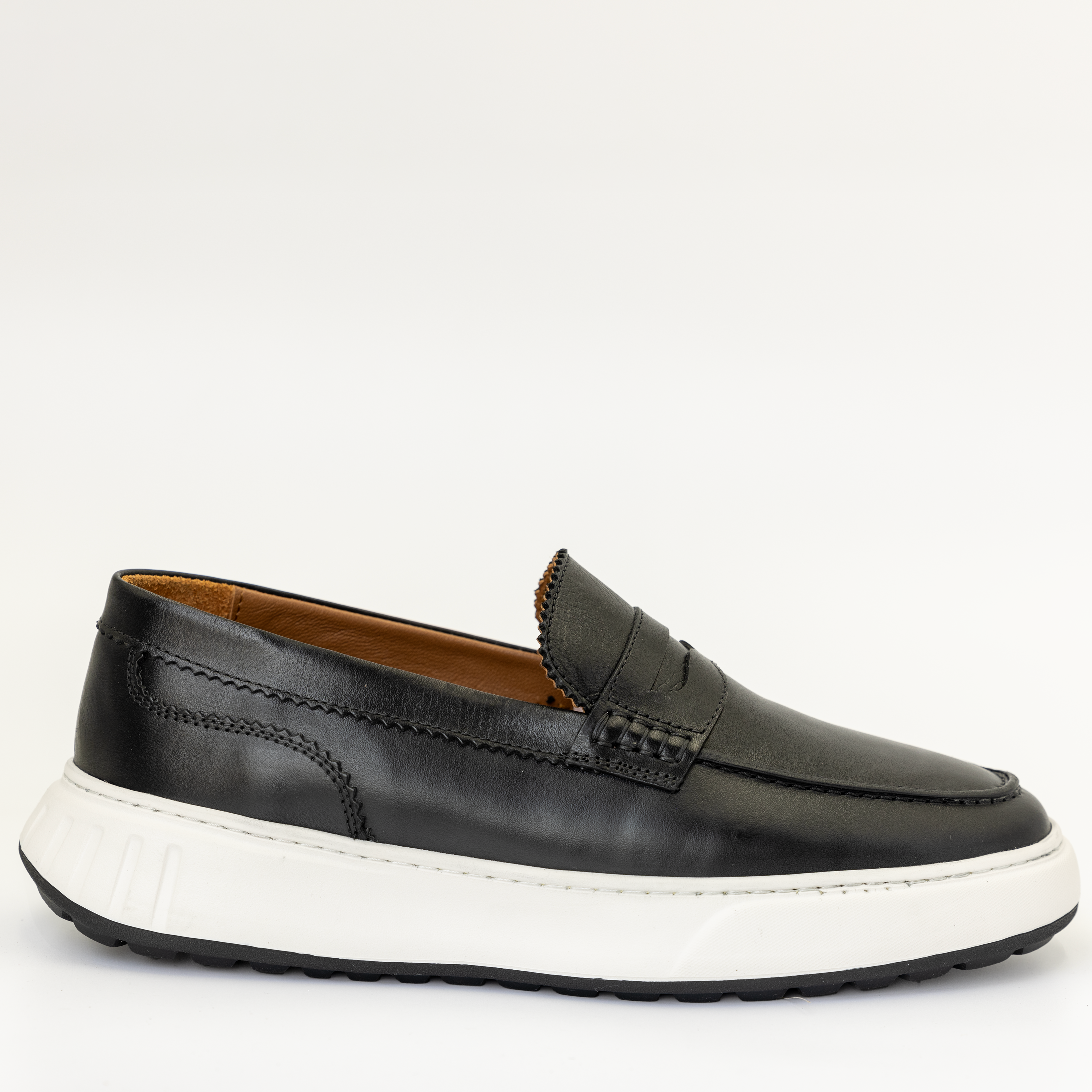 Sneakers Easy en cuir noir